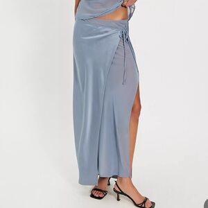 Ownley Ricky By Free People Skirt Size M Color Blue